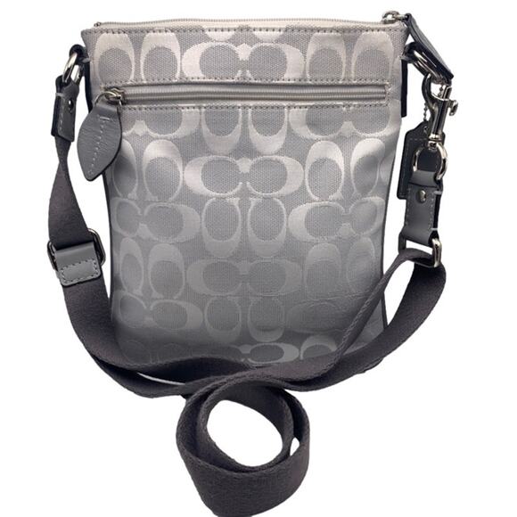 COACH Gray Signature Crossbody - Picture 2 of 10